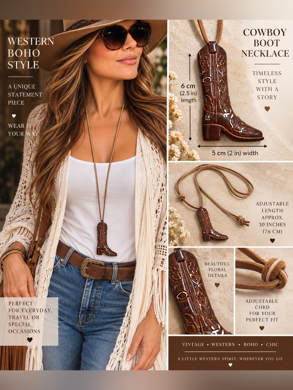 Cute cowboy boot